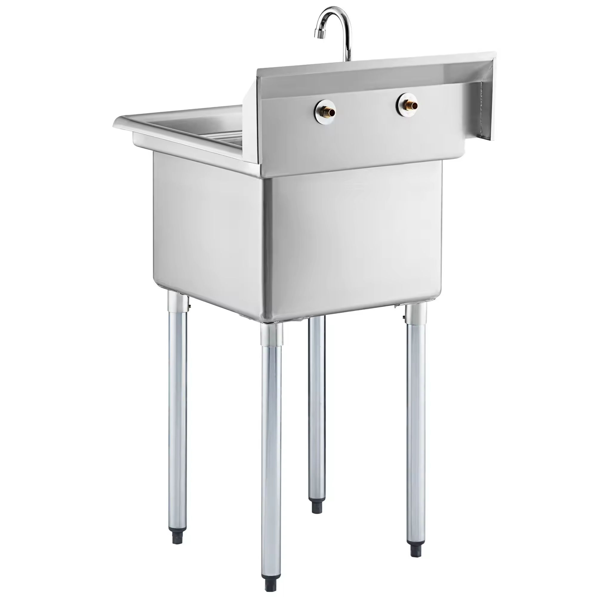 Single Bowl Stainless Steel Sink With Drain