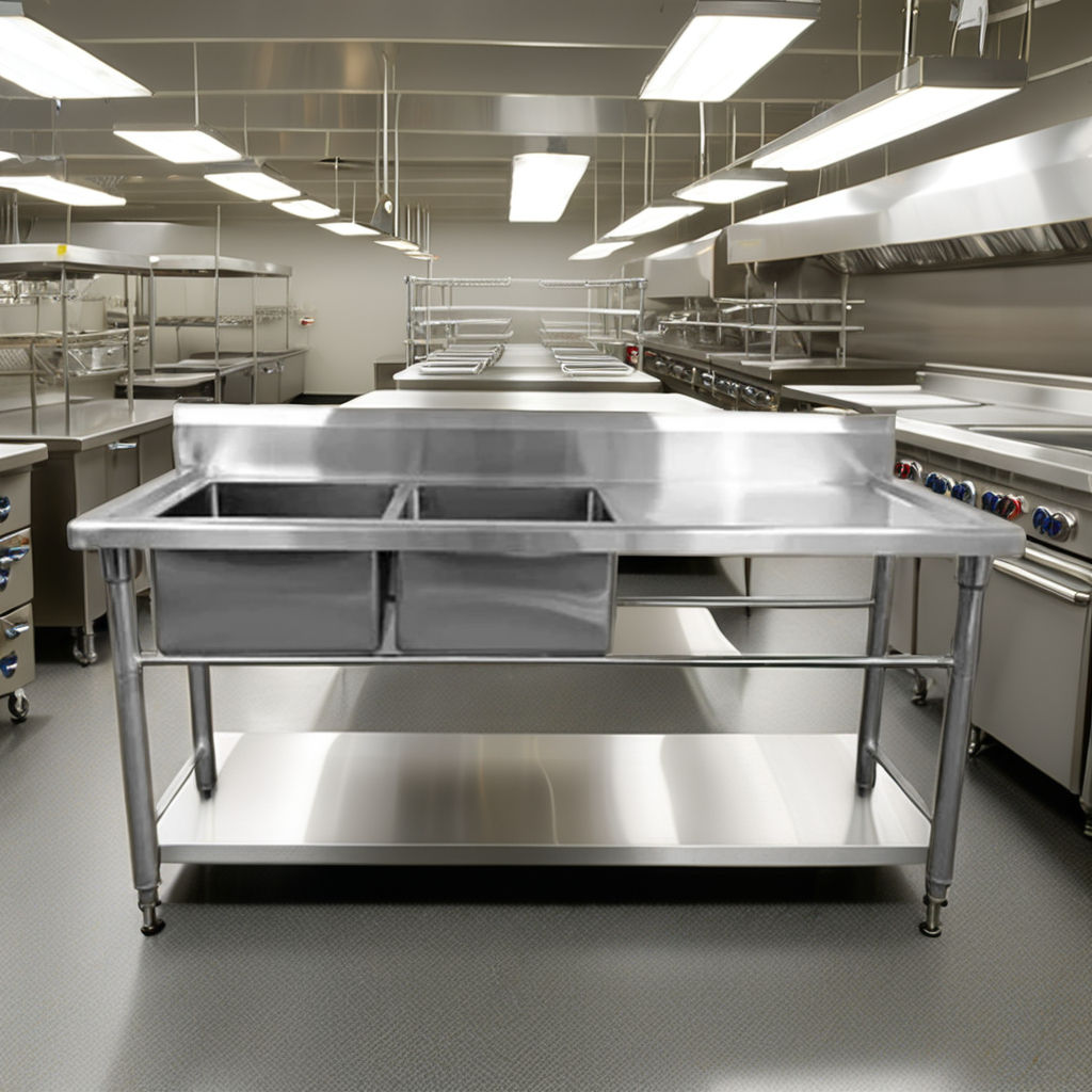 304 Stainless Steel Kitchen Sink For Commercial Restaurant