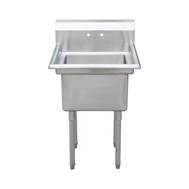 Single Bowl Stainless Steel Sink With Drain