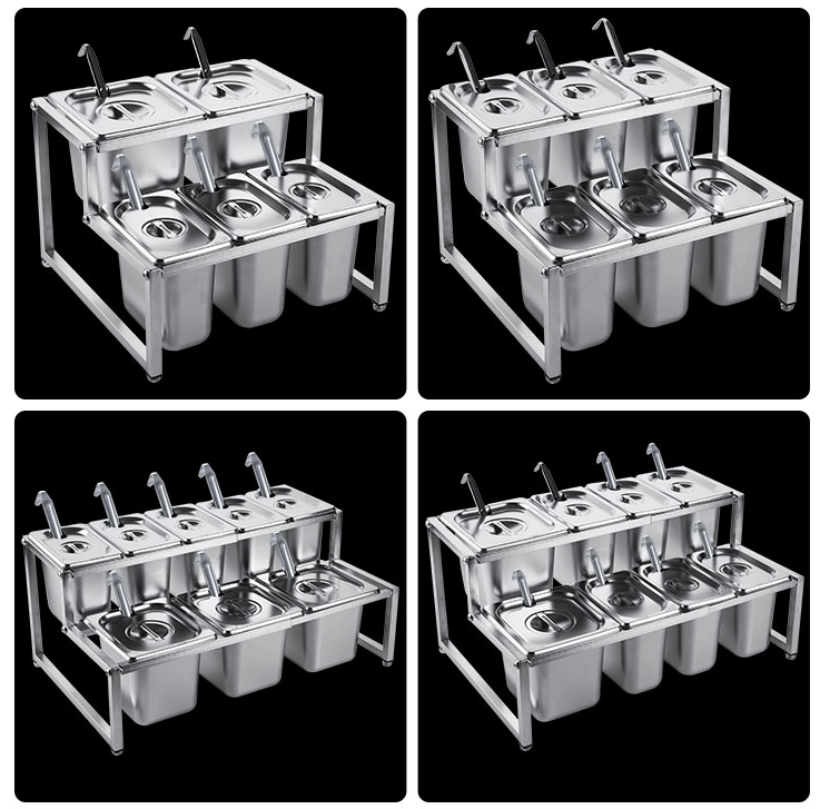 Stainless Steel Seasoning Box For Kitchen