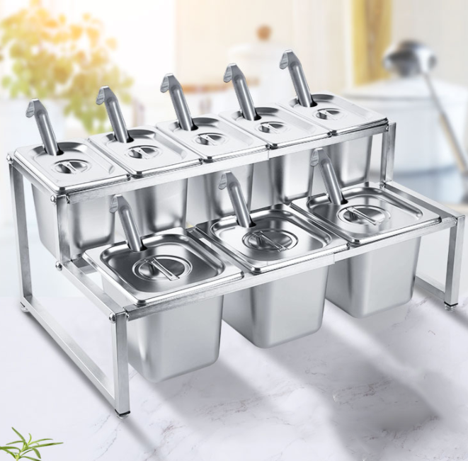 Stainless Steel Seasoning Box For Kitchen