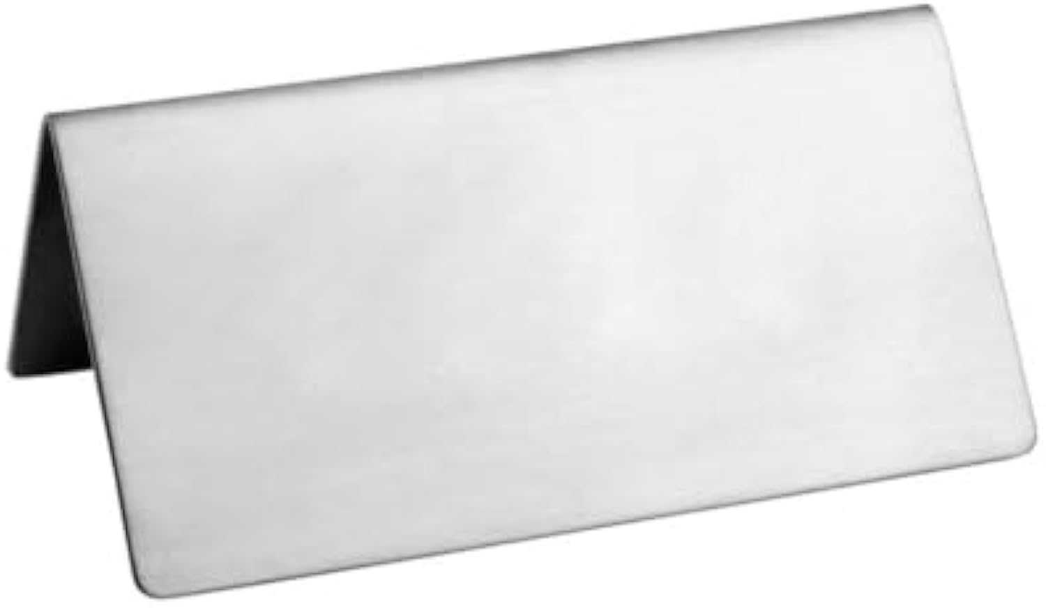 Custom Portable Stainless Steel Metal Desk Sign for Restaurant