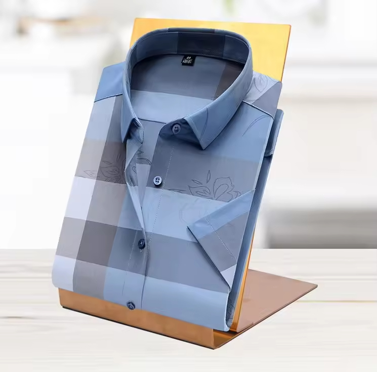Stainless Steel Business Shirt Display Stand