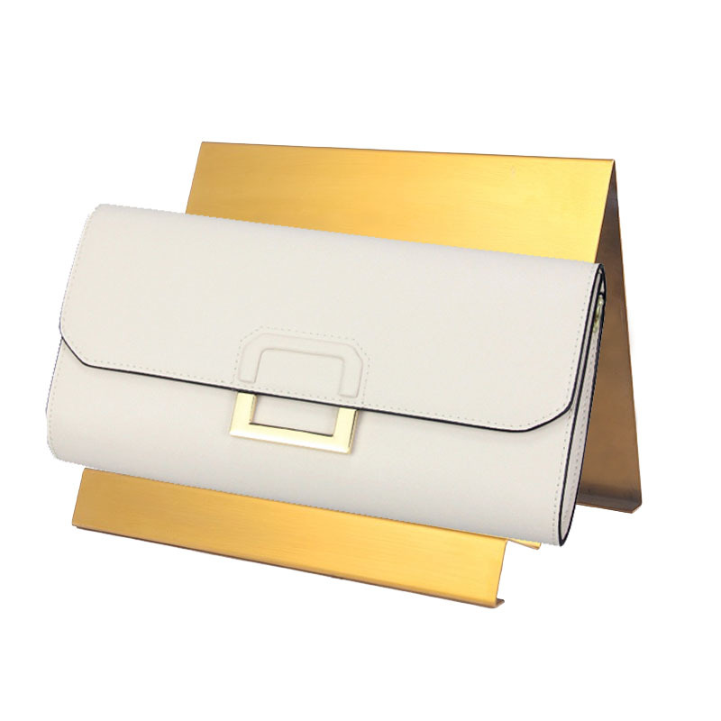 Stainless Steel Wallet Handbag Display for Clothing Store